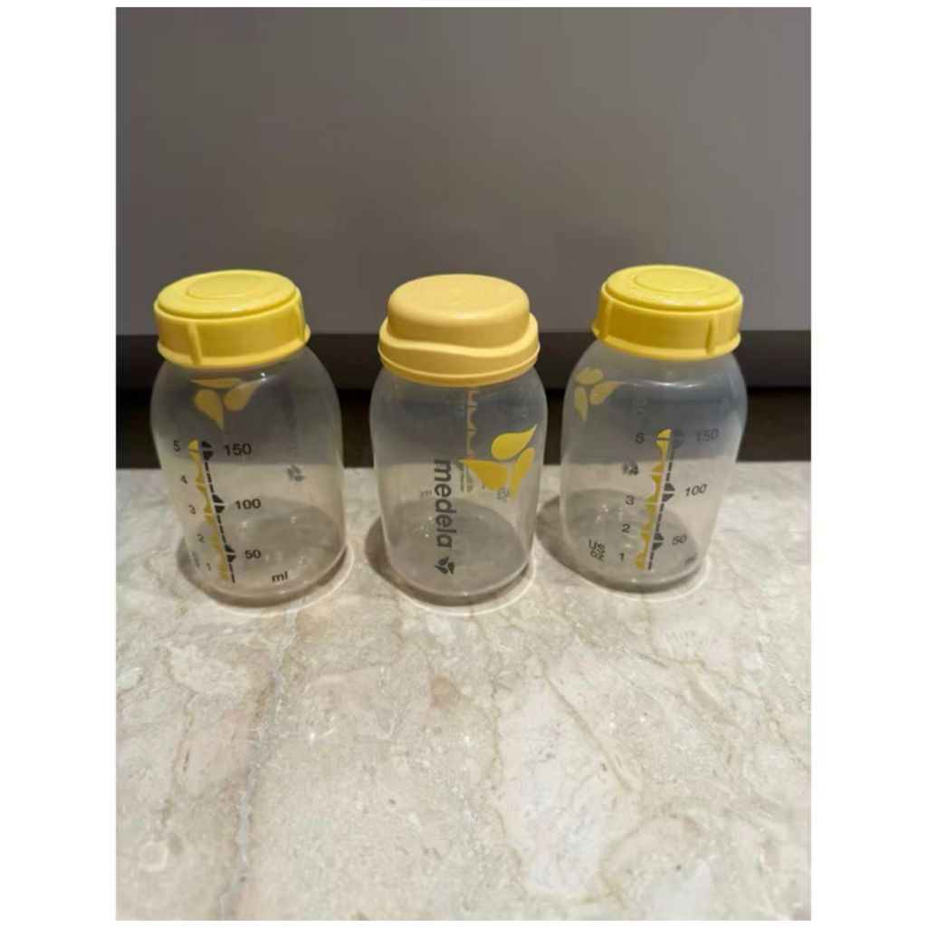 PRELOVED. BOTOL ASI MEDELA. 1 SET 3 PCS : 150 ML