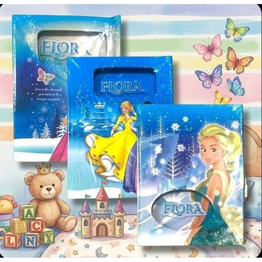 (1PC) DIARY A6 HARDCOVER W/BOX ORN FLORA