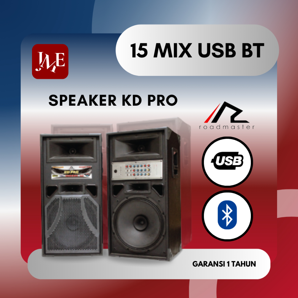 SPEAKER AKTIF ROADMASTER KD PRO 15 MIX USB BT