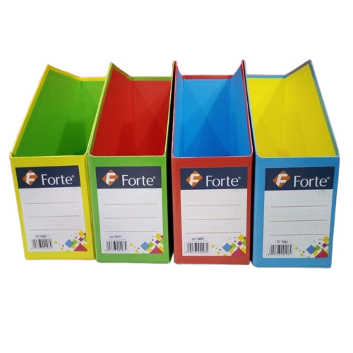 (1 pcs) Box file karton merek forte random warna