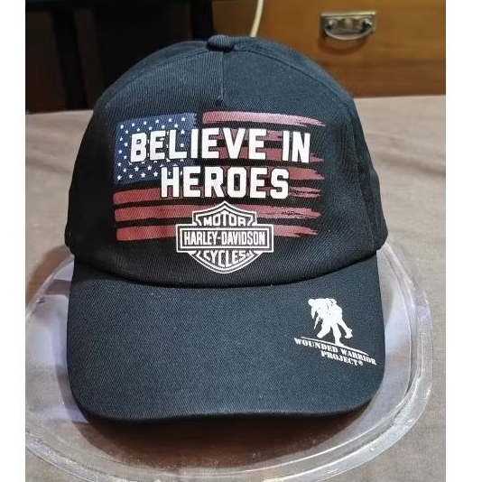 Topi Harley Davidson Wounded Warrior, Cap OSFM, Aop gravis "Believe in Heroes" Wounded Warrior Proje