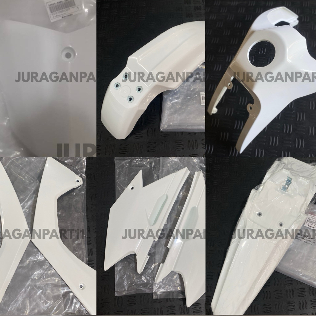 BODY SET KLX 140 ENDURO PUTIH ORIGINAL