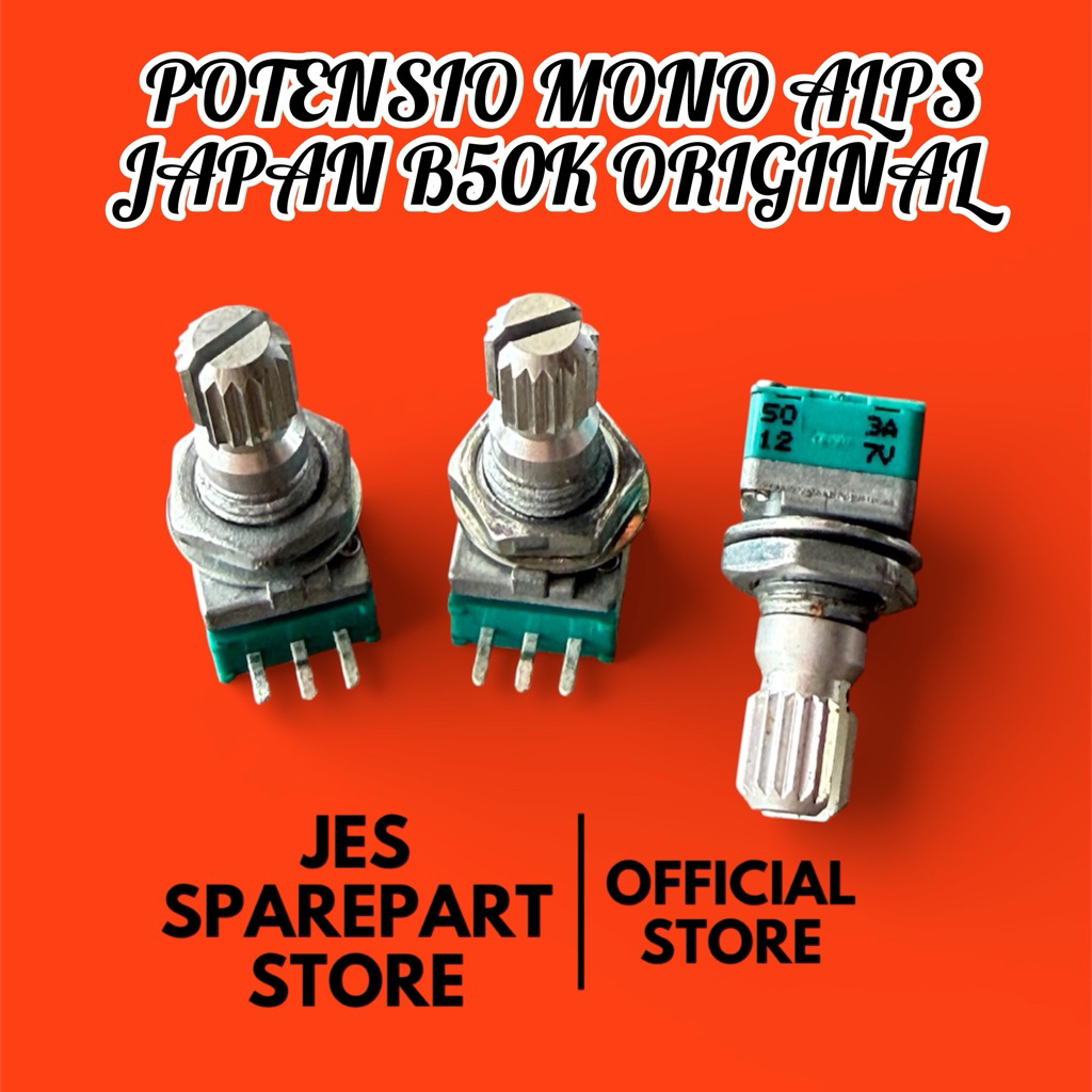 POTENSIO MONO ALPS JAPAN B50K ORIGINAL