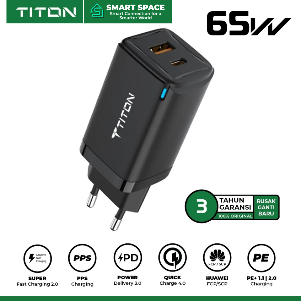 TITON ADAPTOR POWER GAN 65W