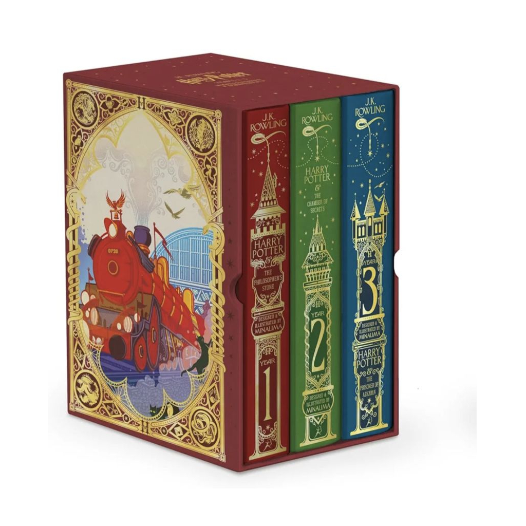 Harry Potter 1-3 Box Set: MinaLima Edition (Harry Potter (english) - Hardcover