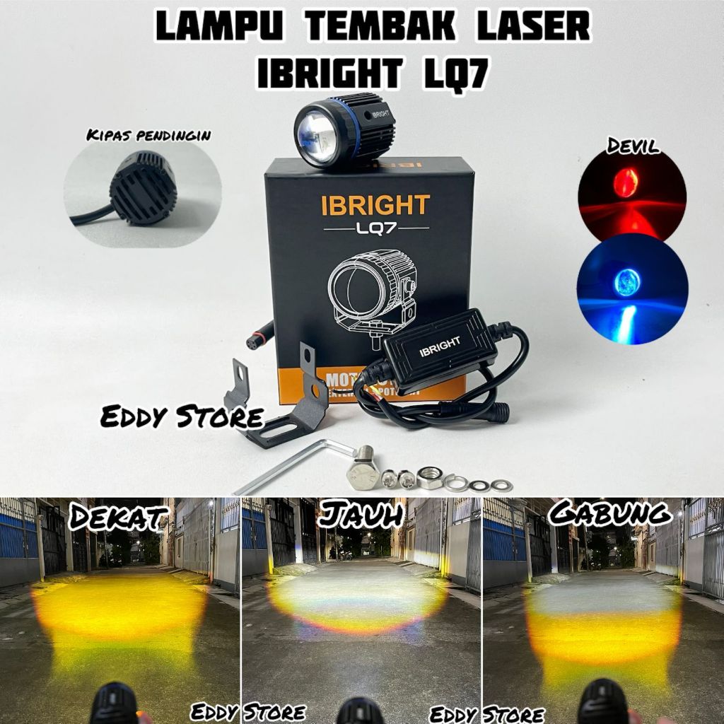IBRIGHT LQ7 - Lampu Tembak Laser