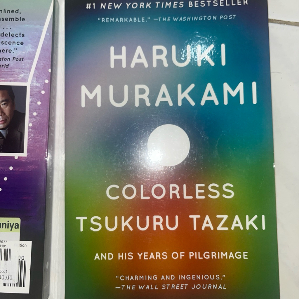 BUKU : (preloved) COLORLESS TSUKURU TAZAKI - HARUKI MURAKAMI