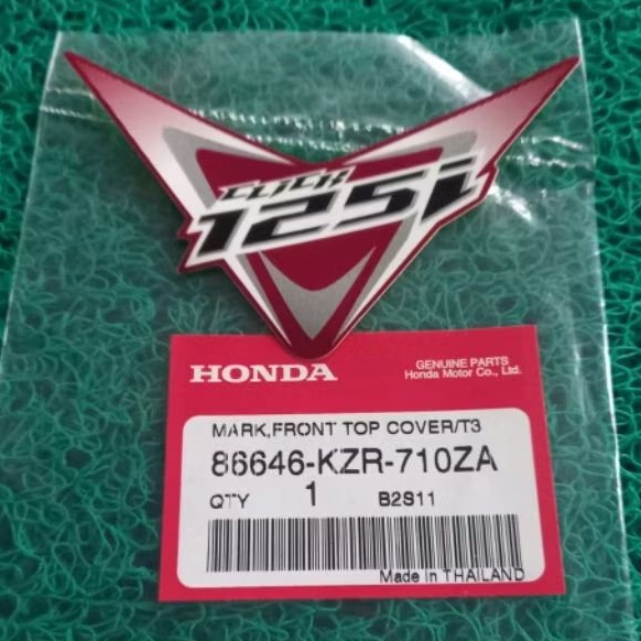 stiker batok depan ori honda vario125 old thailand (ungu)