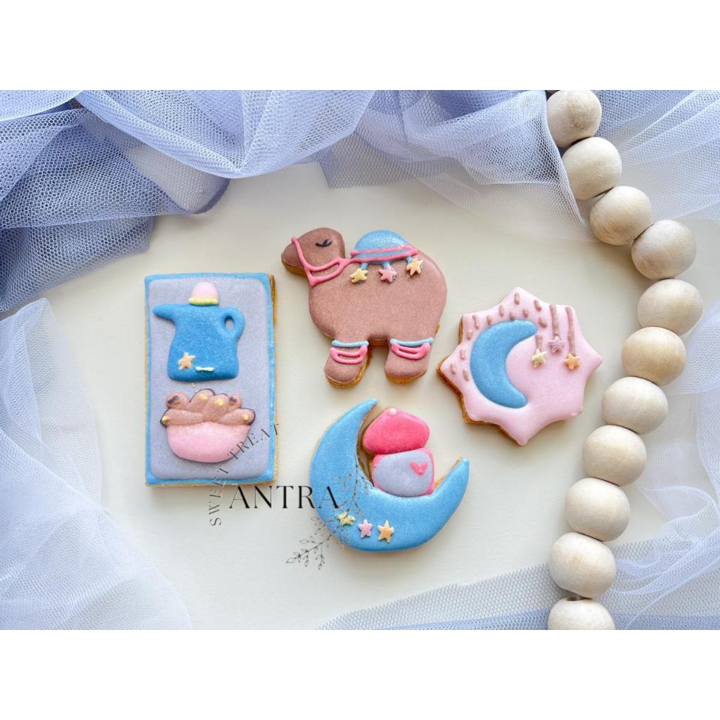 Cookies LEBARAN IDUL  - Icing Sugar Character / Kukis Hias Karakter