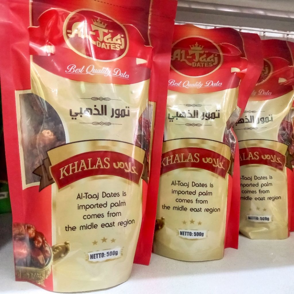 Kurma Golden Dates  Khalas Premium 500gr / Khalas Altaaj Dates 500gr