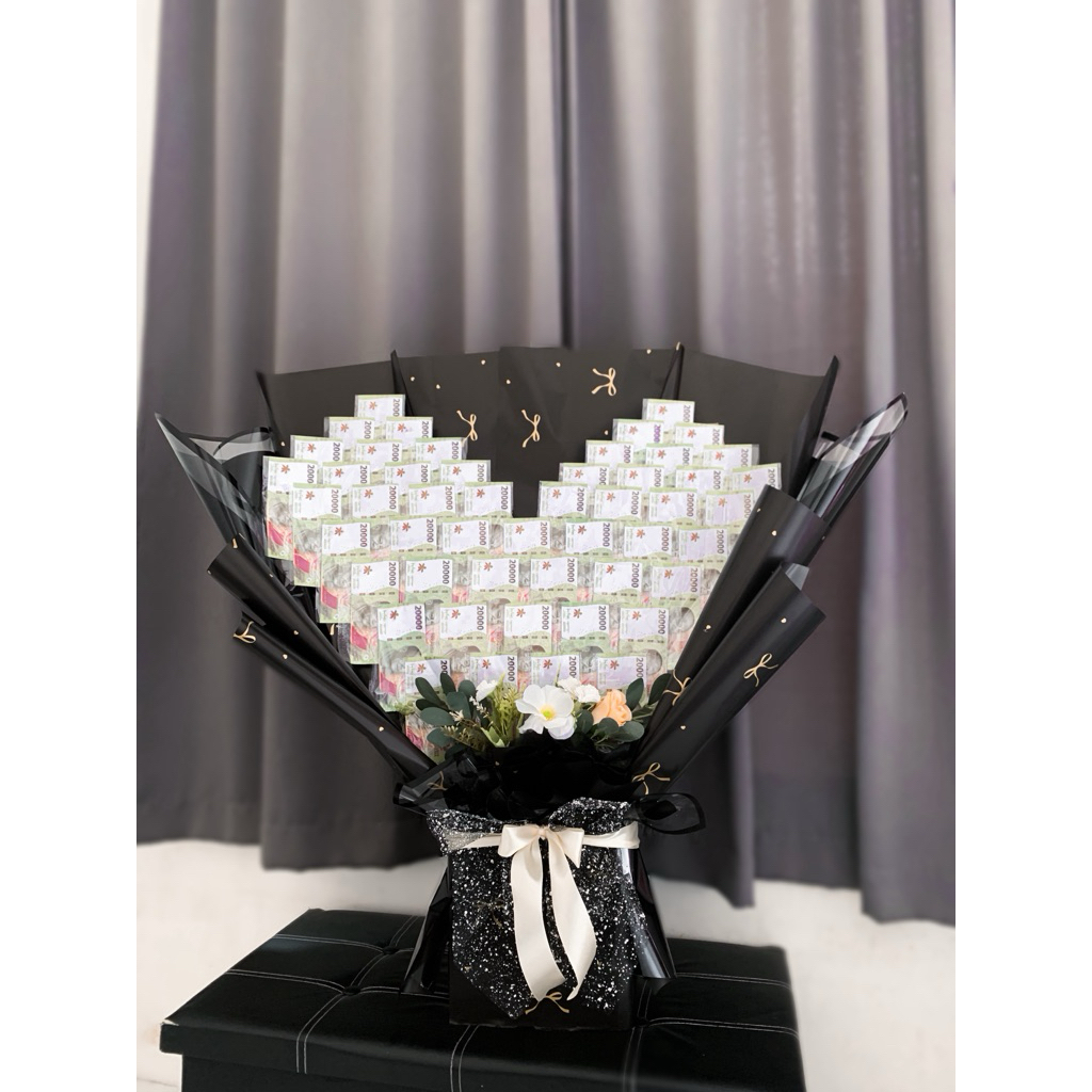 Buket uang jumbo 50 lembar / Big Money Bouquet