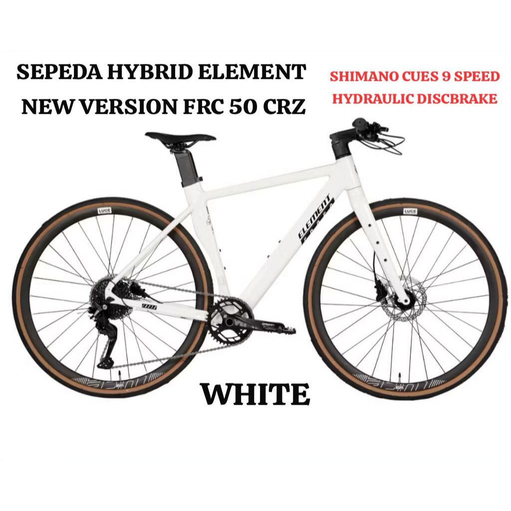 (BATAM) Sepeda Road Bike MTB HYBRID 700C ELEMENT FRC 50 CRZ