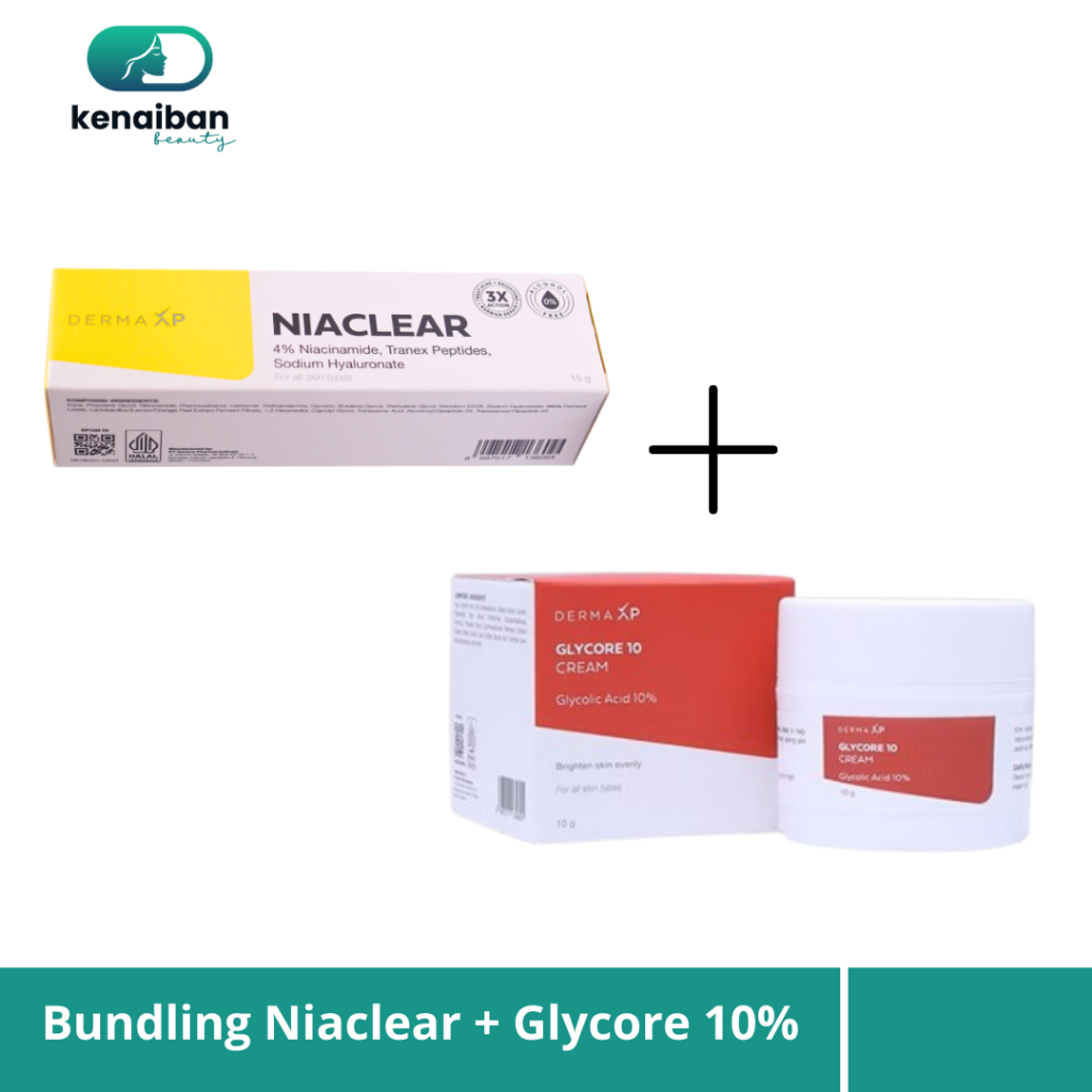 Bundling Niaclear + Glycore 10% / Kulit Cerah Bebas Jerawat