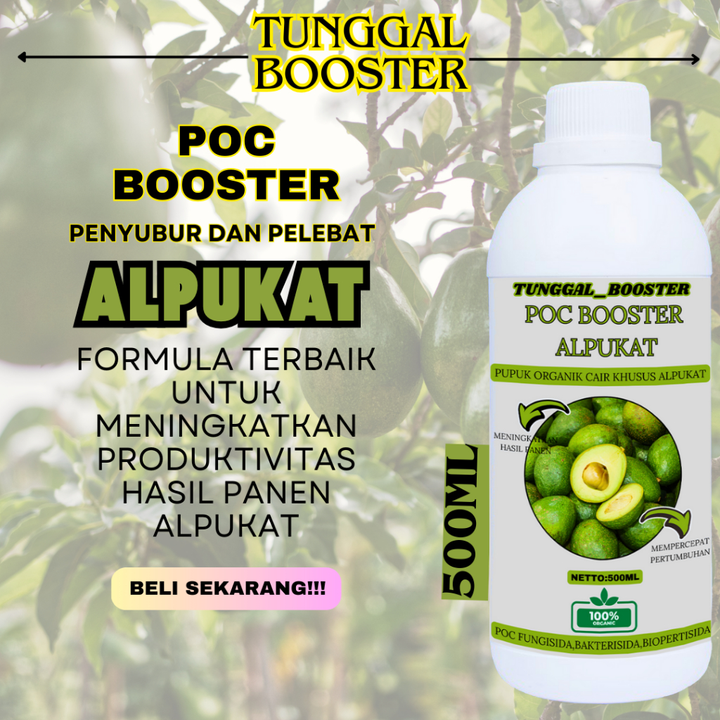 POC Pupuk Organik Cair Tanaman Alpukat/Pupuk Alpukat agar Berbuah Lebat/Pupuk Pelebat dan Perangsang