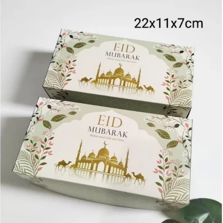Box Kue Lebaran Idul Fitri Ukuran 22x11x7cm