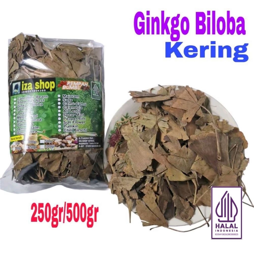 Teh Daun Ginkgo Biloba Kering 250/500gr