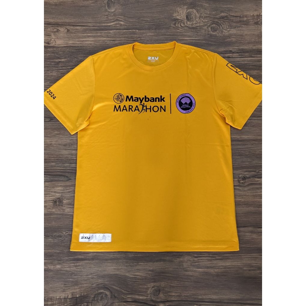 preloved baju olahraga pria- kuning