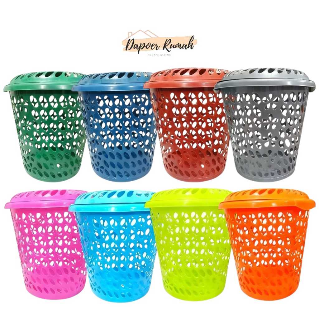 KERANJANG LAUNDRY ORIANA ORI/KERANJANG BAJU LAUNDRY SUPER/KERANJANG LAUNDRY TUTUP