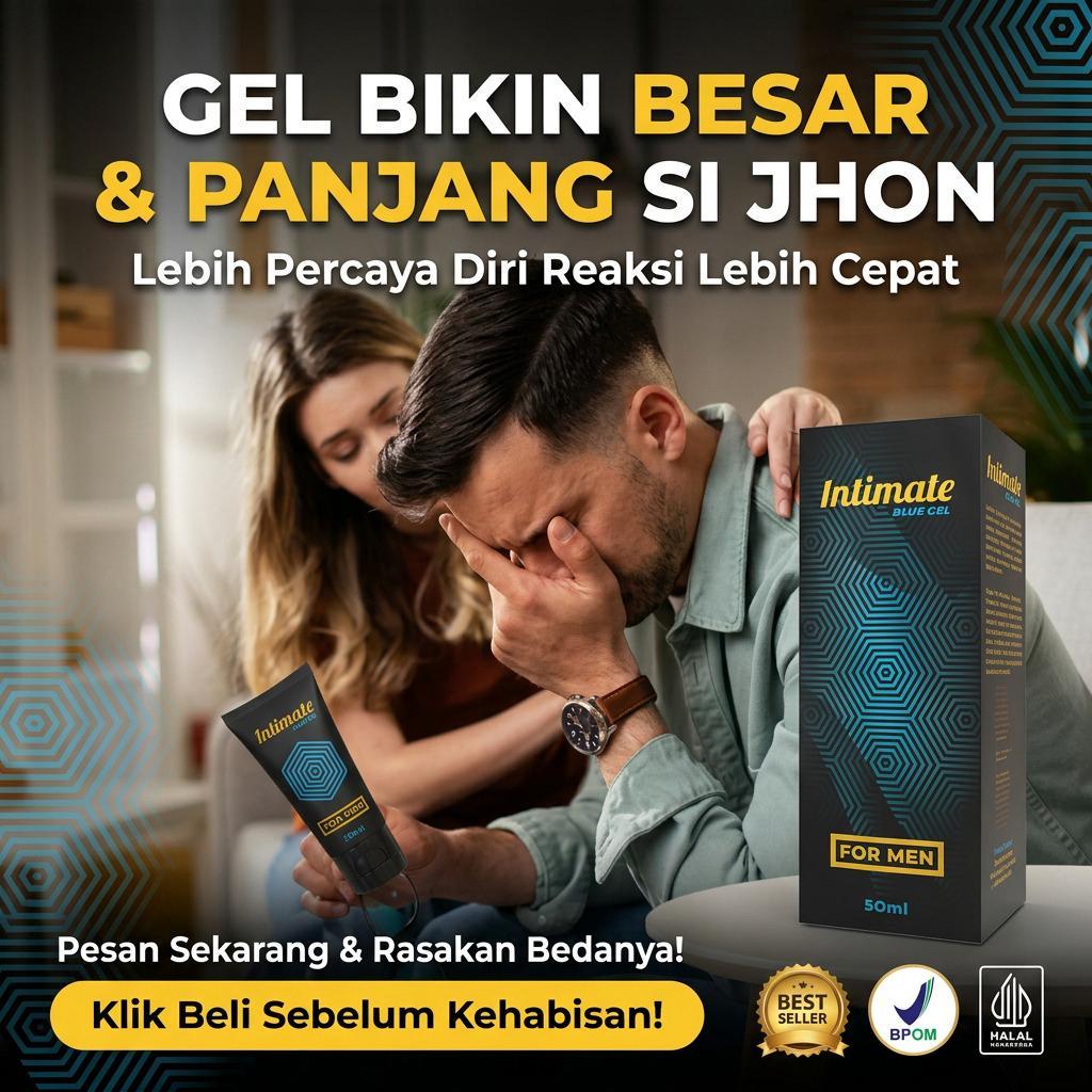 INTIMATE GEL BLUE MAGIC OIL PRIA ORIGINAL BPOM