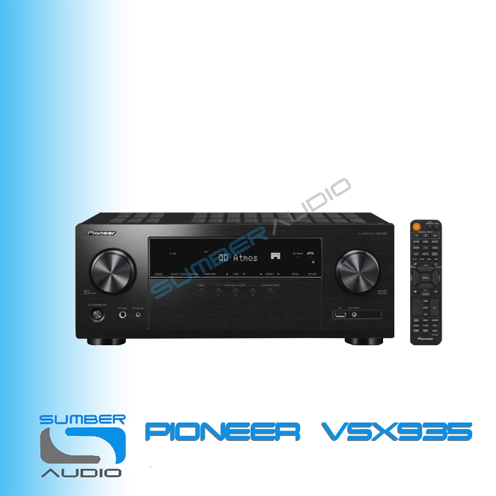 Amplifier Pioneer VSX-935 Home Theatre Dolby Atmos VSX935 Garansi Resmi 1 Tahun
