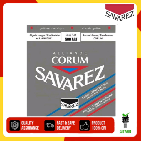 Senar Gitar Nylon Classic Savarez Corum Alliance 500 ARJ NormalTension