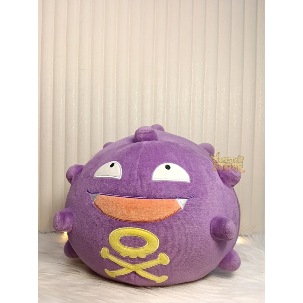 Boneka Pokemon Koffing Mochi Fuwa Cushion - Pocket Monsters San Ei