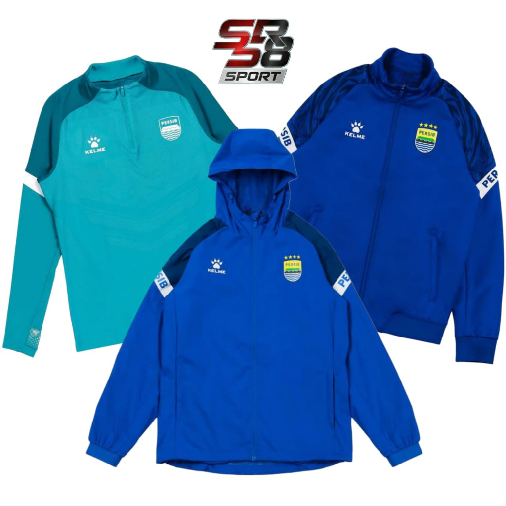 Jaket Persib Bandung Official Persib 2025/2026 Jaket Bola Untuk Dewasa Pria Wanita