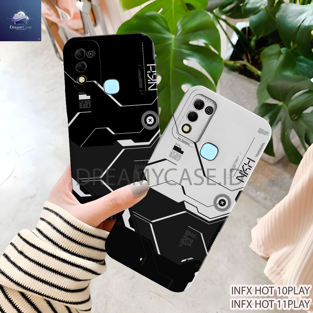 Soft Case INFINIX HOT 11PLAY / HOT 10PLAY MOTIF Karakter Cute - Case Keren - Casing Kekinian Case Hp