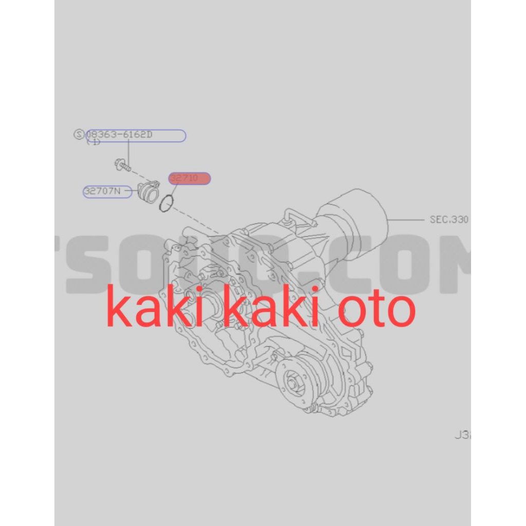 Seal oring sensor transmisi elgrand e51 e-51