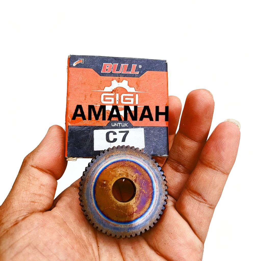 Gear bull C7 for mesin circular saw serkel hitachi 7 inch