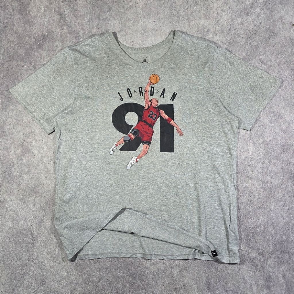 KAOS NIKE AIR JORDAN RETRO 6 91 NINETY ONE 1991