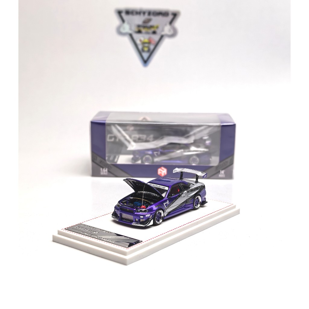 Focal Horizon Nissan GT-R R34 Z-Tune Ryohe Gifted Open Hood Limited Edition Midnight Purple