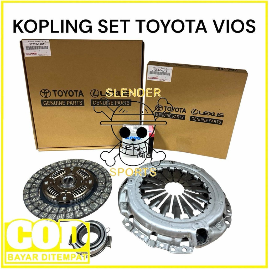 KOPLING SET VIOS - KAMPAS KOPLING SET TOYOTA VIOS - KOPLING FULL SET SOLUNA VIOS YARIS