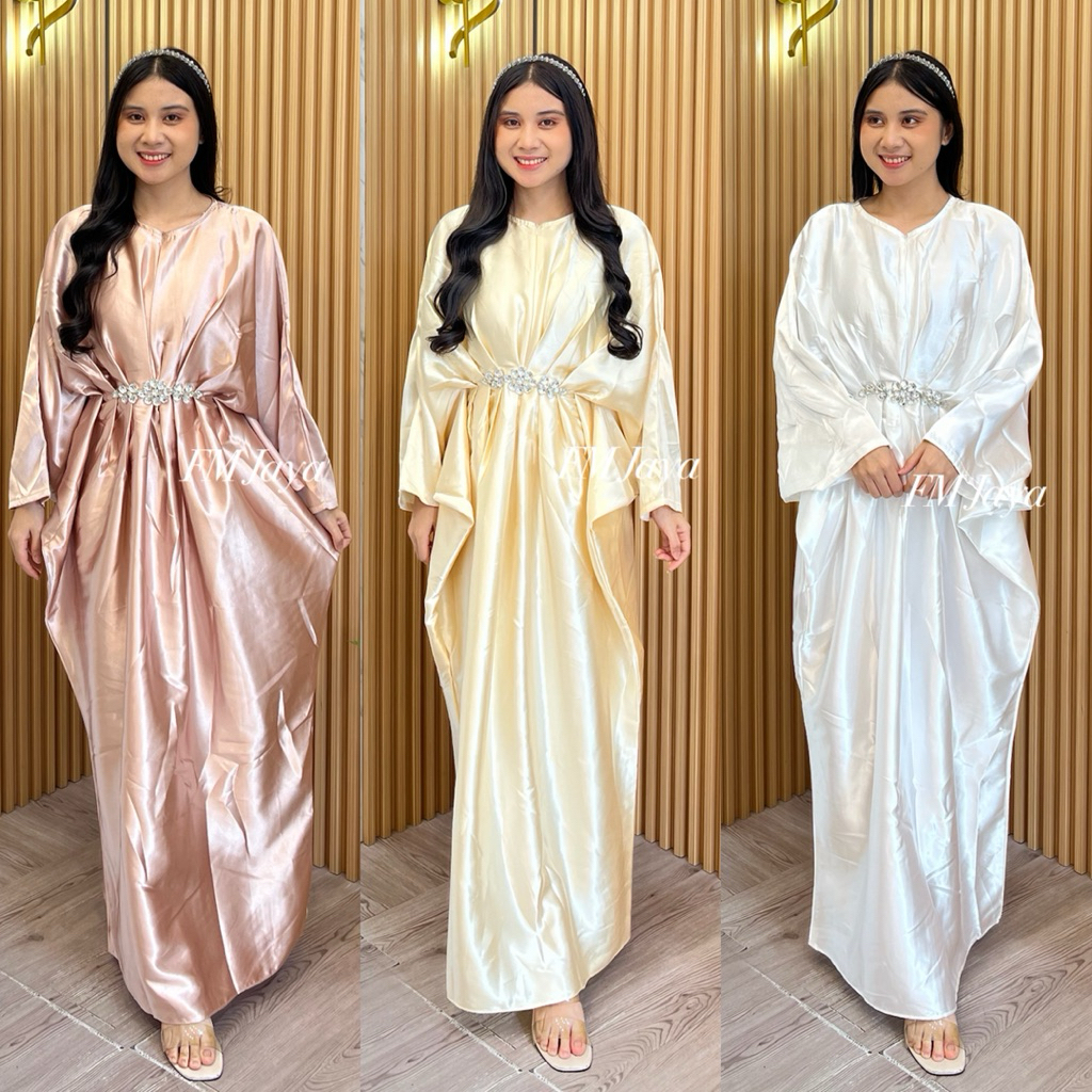 GAMIS KAFTAN WANITA 3601 || GAMIS WANITA FASHION || DRESS KAFTAN EDISI LEBARAN