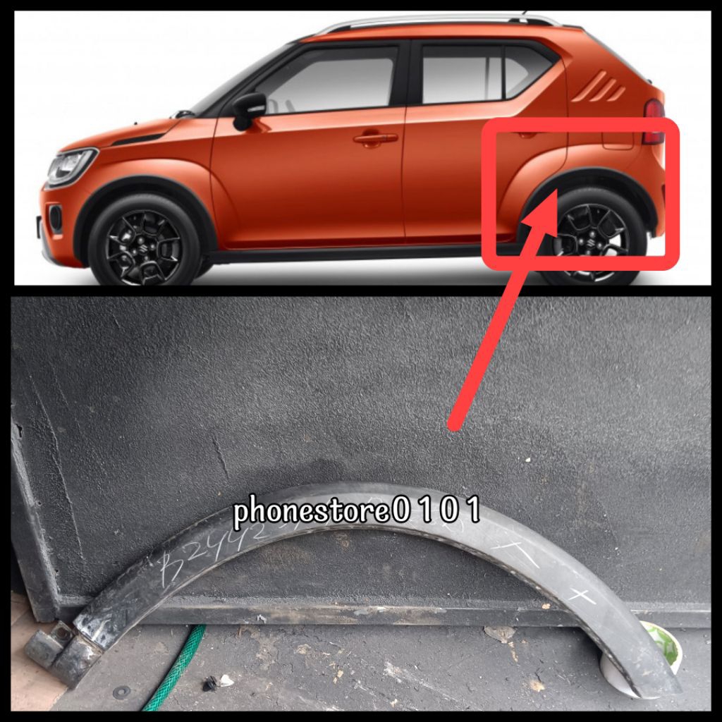 FOR SUZUKI IGNIS OVER FENDER LIST SPAKBOR