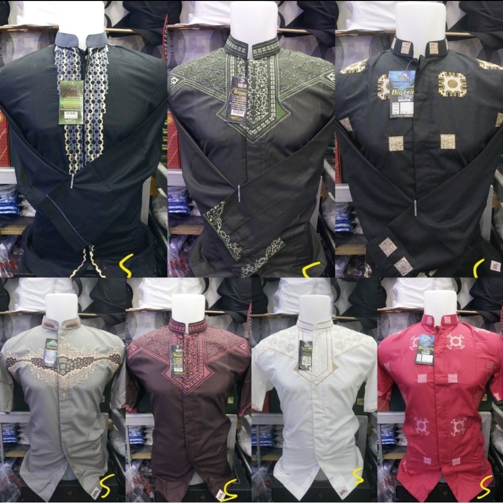 (KHUSUS UKURAN S) Baju Koko Bin Zein Zenith Tangan Pendek Tangan Panjang (FREE TAS SPUNBOUND)