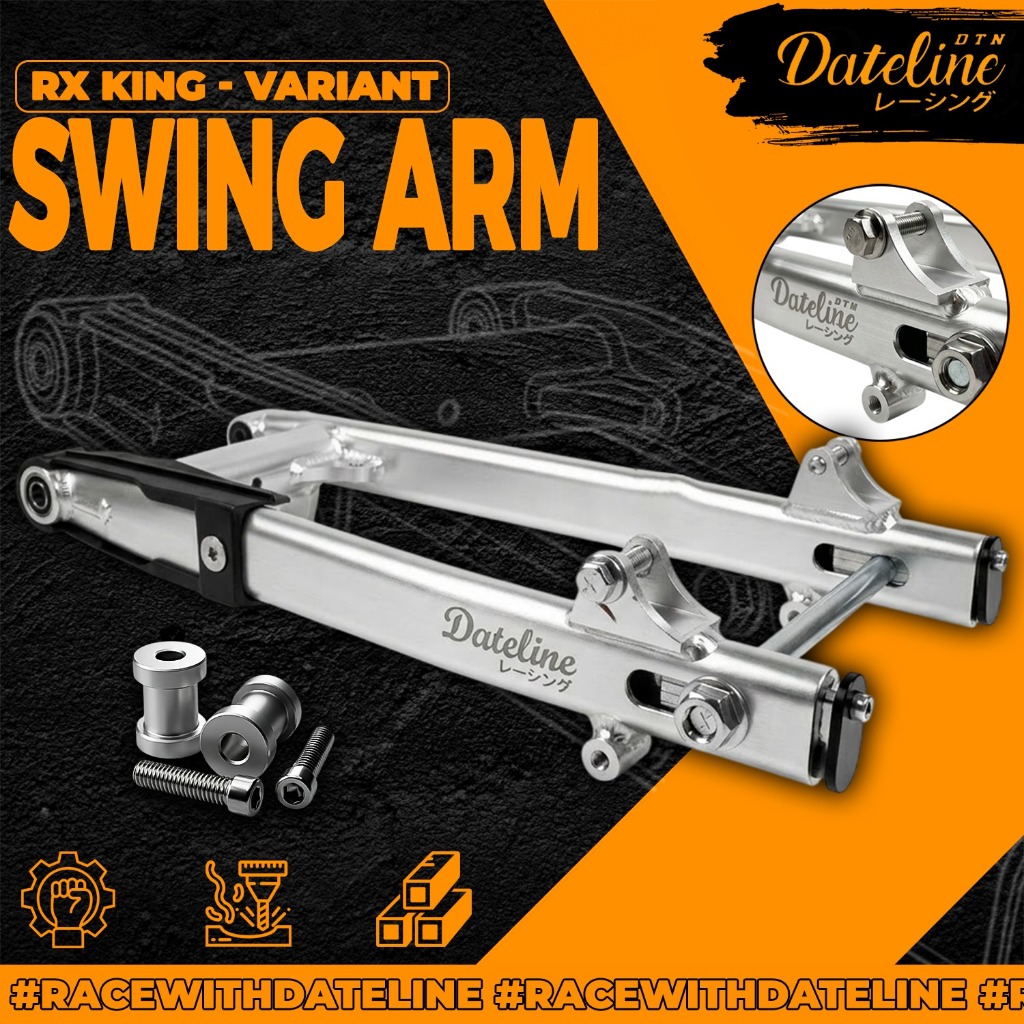 DATELINE SWING ARM RX-KING ALUMINUM ALLOY RX KING OVAL SILVER