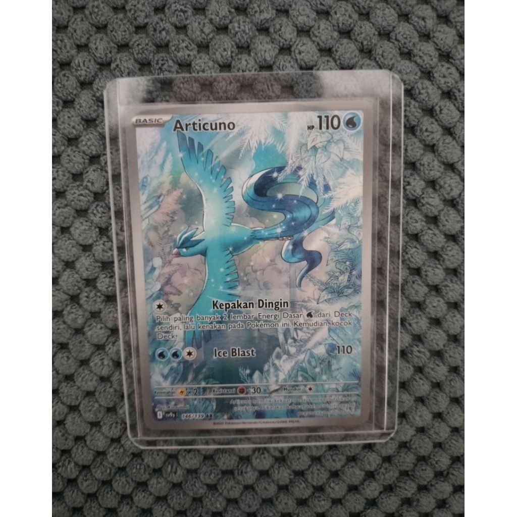Kartu Pokemon TCG Articuno AR - Indonesia (146/139)