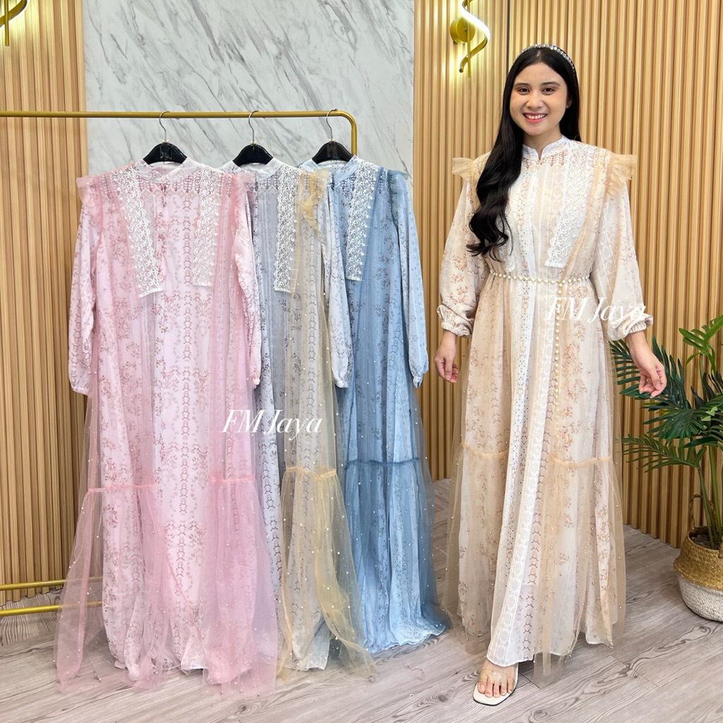 GAMIS + OUTER WANITA 7793 || SET GAMIS OUTER WANITA FASHION || LONG GAMIS WANITA PREMIUM