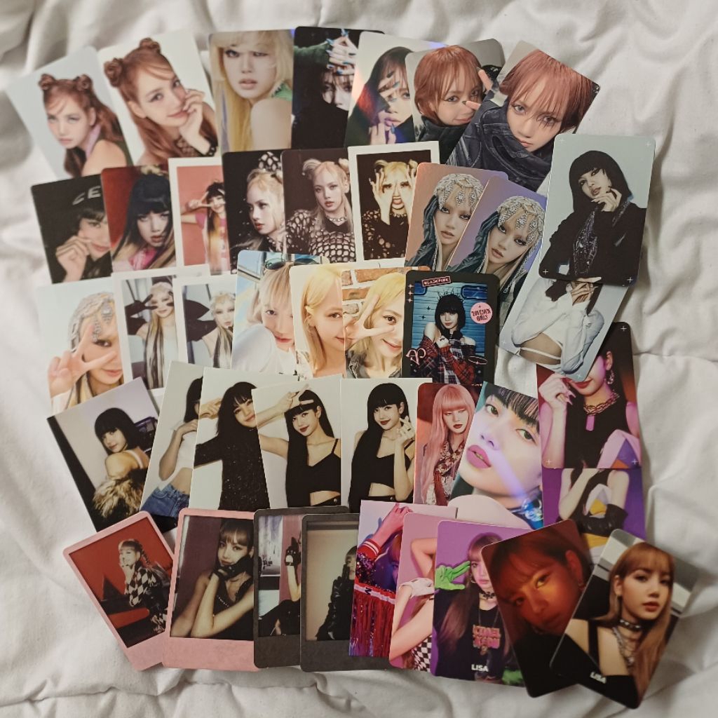 official, Lisa blackpink album photocards pc poca photocard square up IYA jp kill this love pob ktow