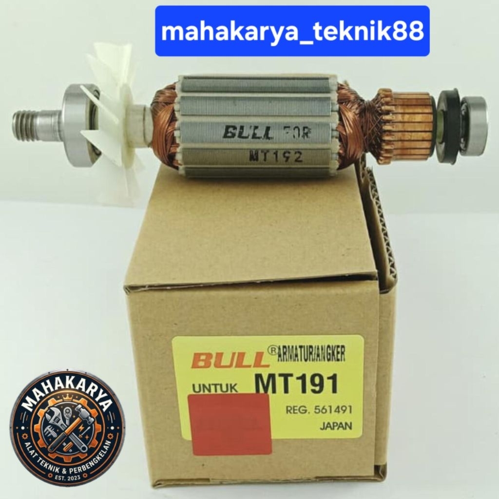 Bull Armature Mt191 Mt192 angker mesin pasah planner sugu
