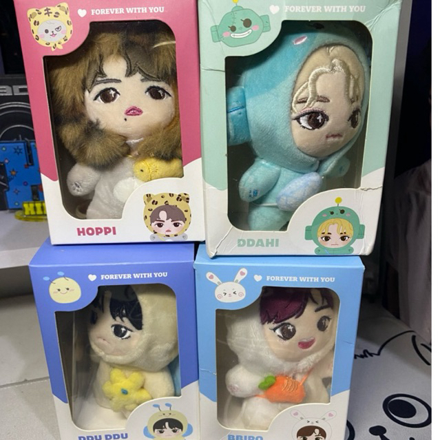 Boneka Funny Jumpsuit Treasure Yoshi Asahi Haruto Doyoung || Hoppi Ddahi Dduddu Bbiro