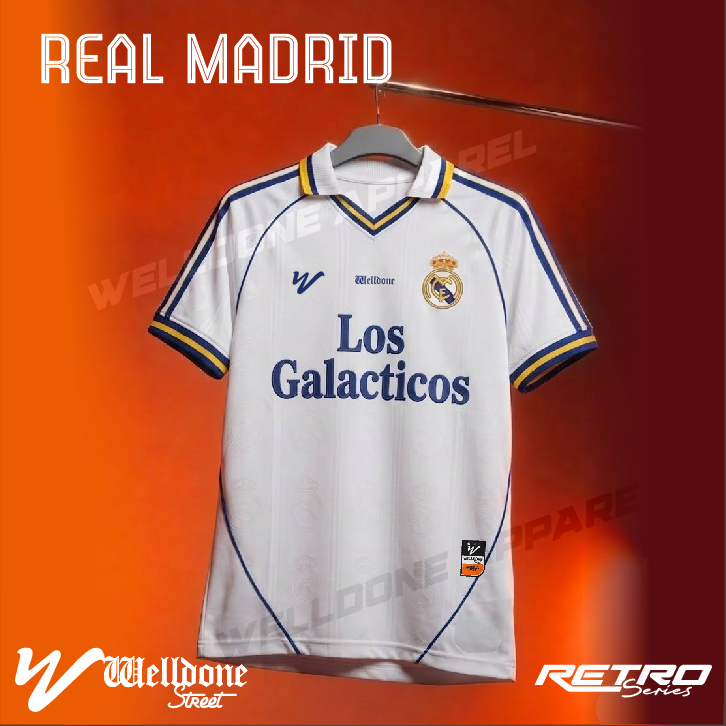 WELLDONE  JERSEY REAL MADRID/ JAPAN / SAMURAI JEPANG / JERSEY BOLA / JERSEY SUPPORTER /JERSEY VINTAG
