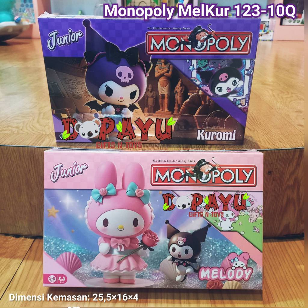 Mainan MONOPOLY JUNIOR Karakter 66133 66135 or PREMIUM Monopoli 55008 Board Game