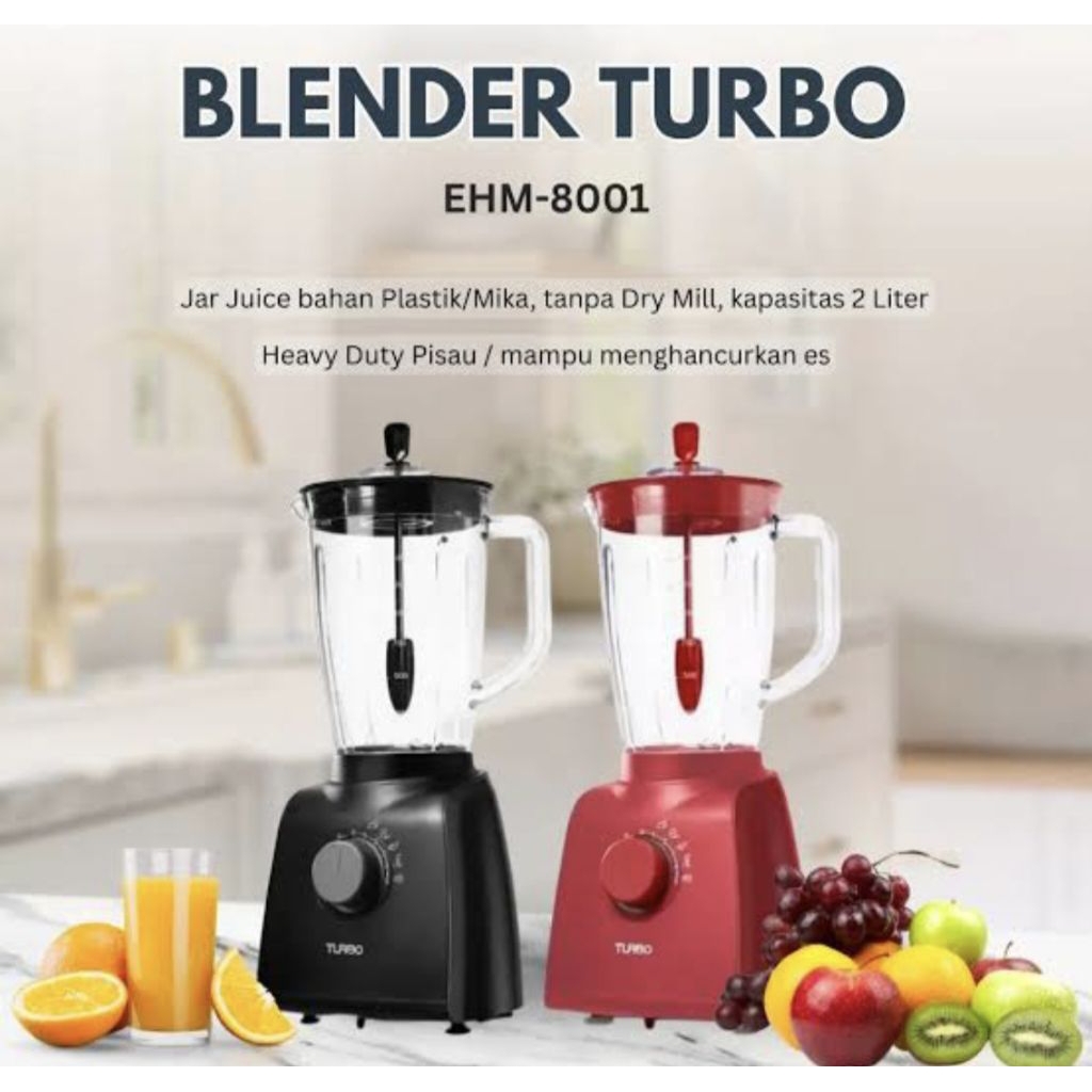 Blender Turbo Heavy Duty EHM8001 2L