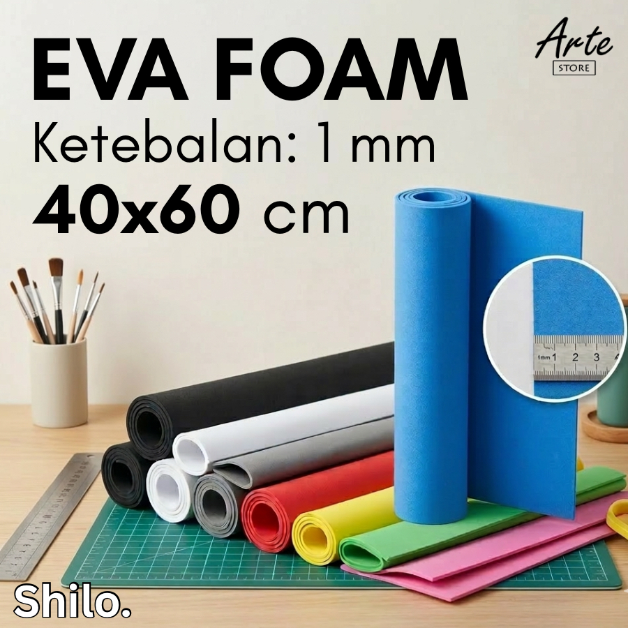 EVA Foam 1 mm -40x60 cm - Busa Ati 1mm - Spon Ati Shilo.