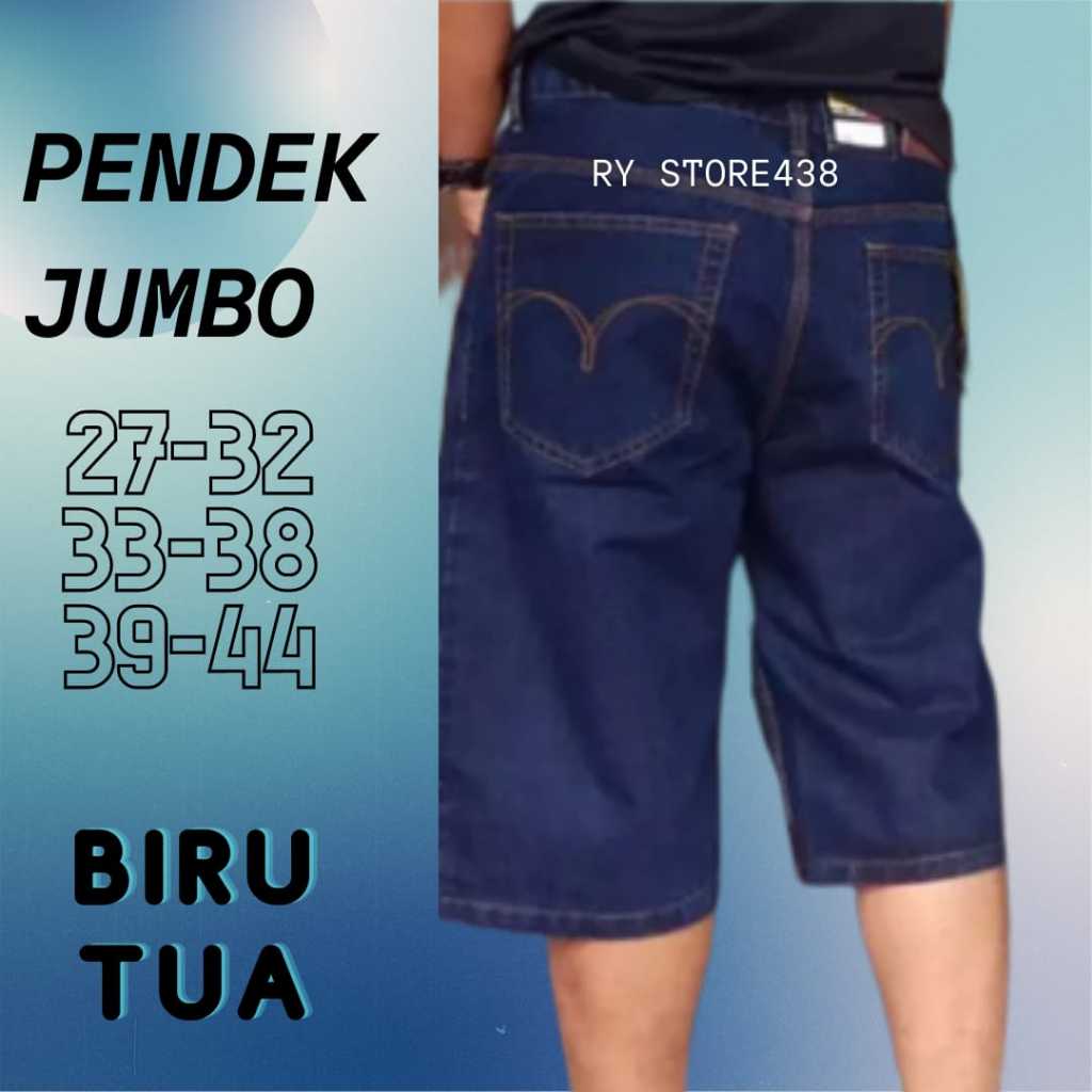 CELANA JEANS PENDEK PRIA/CELANA JEANS PENDEK JUMBO/CELANA JEANS PENDEK PRIA DEWASA/CELANA JEANS PEND