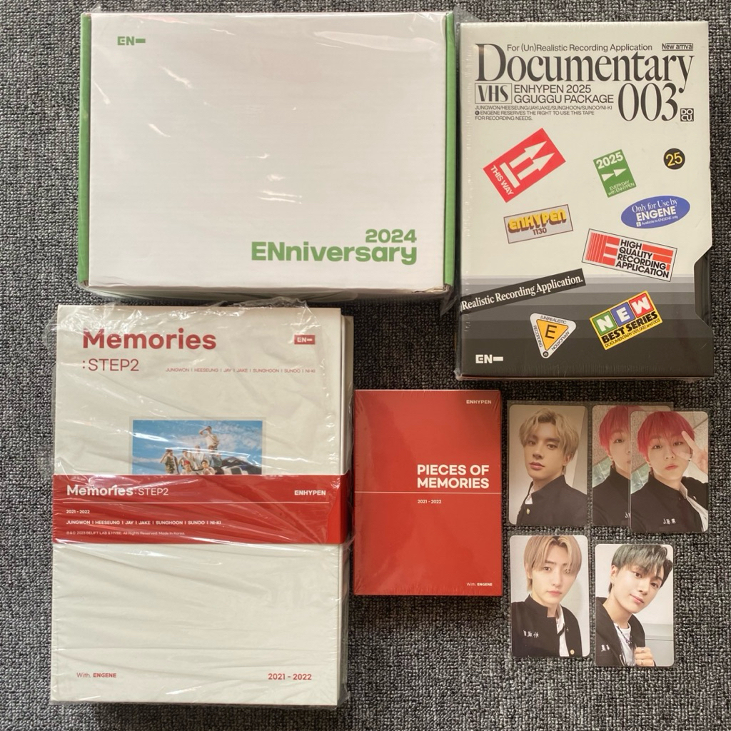 (READY) ENHYPEN MERCHANDISE DVD MEMORIES STEP 2 GGUGGU PACKAG