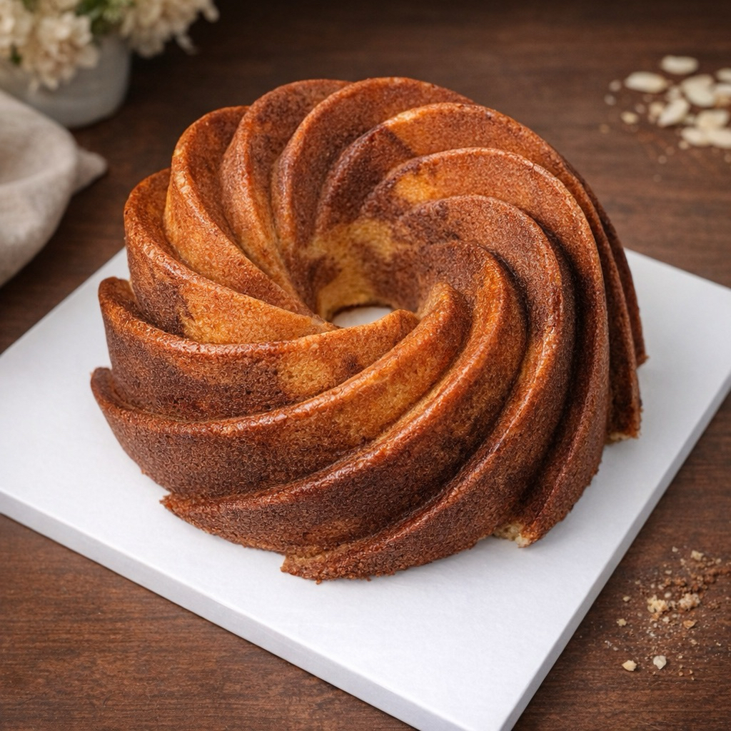 BOLU MARMER / MARMER CAKE / MARBLE CAKE