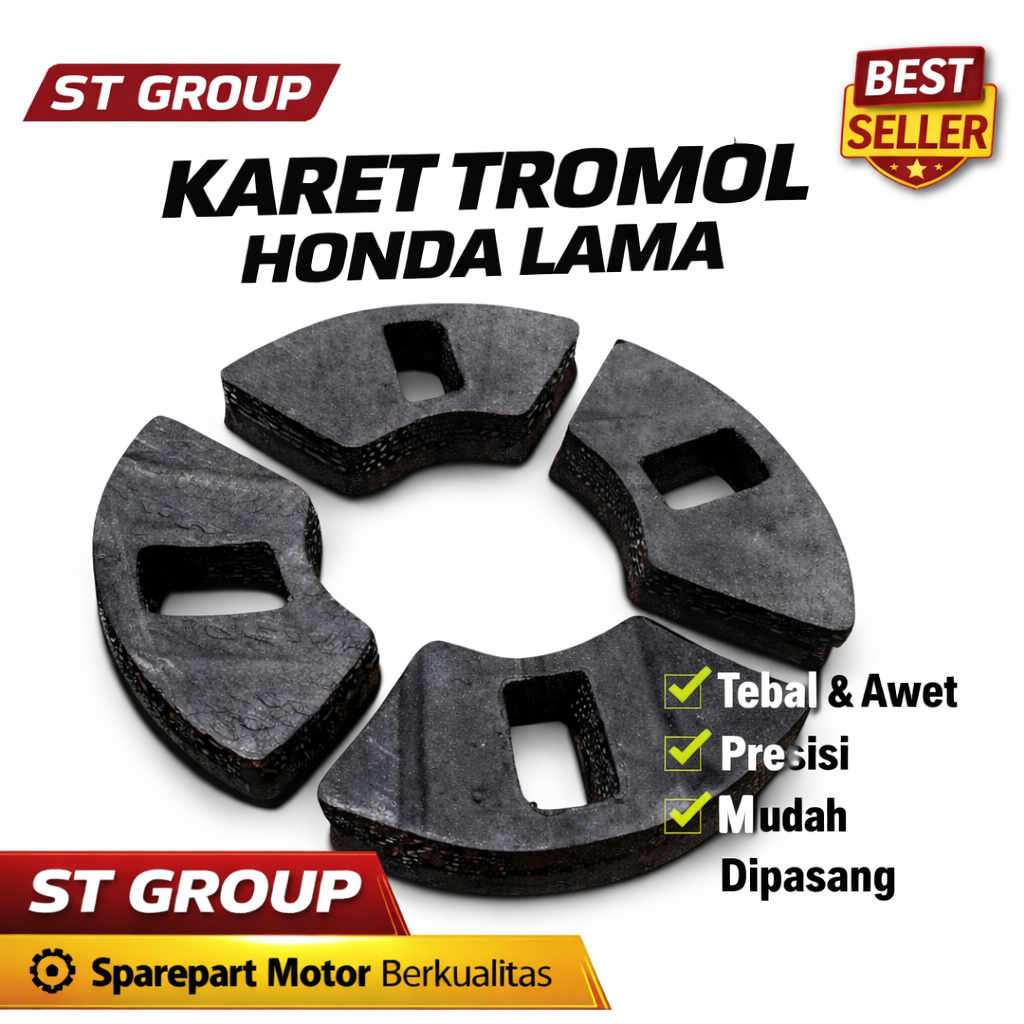 Karet Tromol Bahan Ban Motor Honda /Supra / Fit x